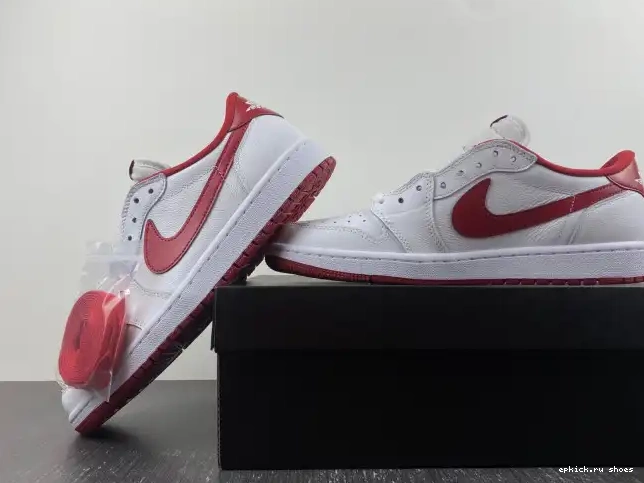 Rep Retro Varsity White Red 705329-101 Low Jordan 1 0603